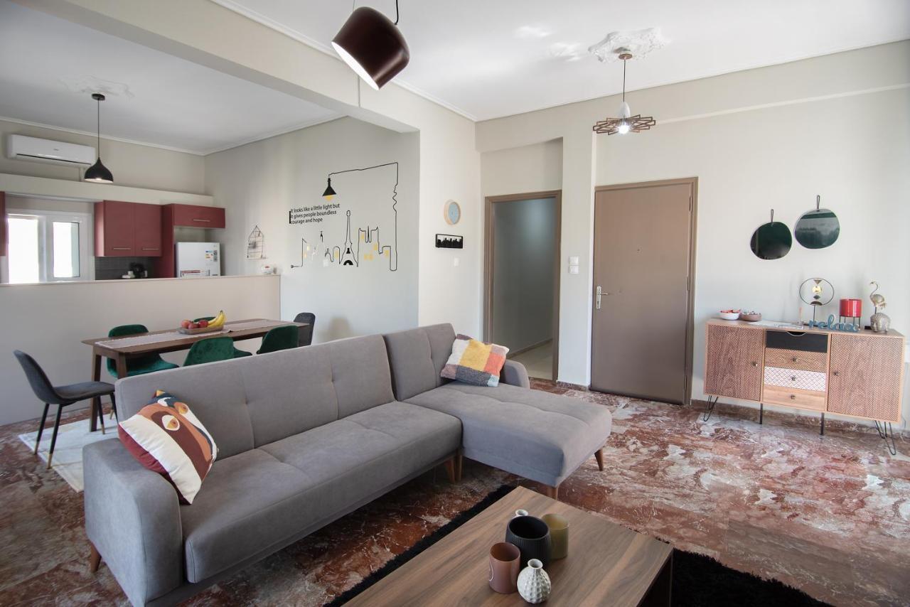 Emerald 110M2 Entire Floor Apt Steps To City'S Heart Kalamata Exterior foto